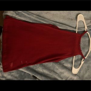 Red Spaghetti Strap Shirt